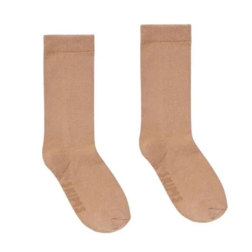NWT Skims Everyday Crew Sock in Ochre